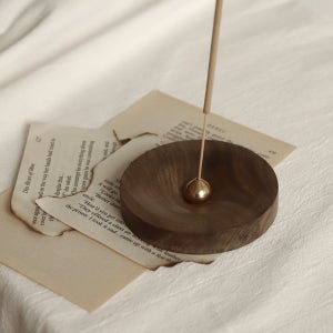 [류블류샵] 우드받침대 인센스 홀더 챔버 2종