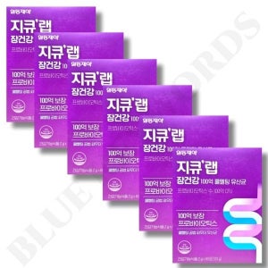 일동제약 지큐랩 장건강 100억 CFU 쿨멜팅 유산균 우유맛 2g 60포 6박스 12개월분