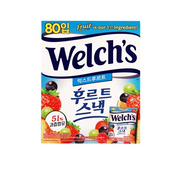 웰치스 후르트스낵 믹스드후르트