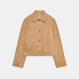 자라 ZARA 자라 ZW 컬렉션 한정판 스웨이드 자켓 2521 043 704