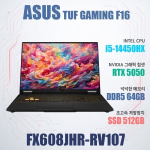 ASUS TUF Gaming F16 FX608JHR-RV107/WIN11설치/램64GB