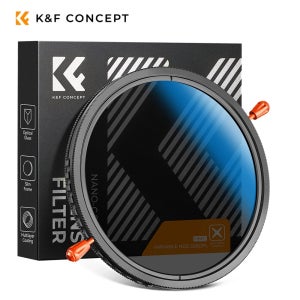 K&F Concept 2in1 가변 ND2-ND32+CPL 필터 원형 편광 다기능 37-82mm 중립 밀도 카메라 렌즈 필터
