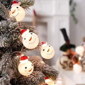 트리 FSR744R7 장식 전구 가랜드전구 LED 눈사람 조명 20구 3M