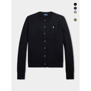 [폴로 랄프로렌]  여성 피마 코튼 블렌드 가디건