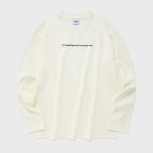 [유에프씨 스포츠] UFC 스크립트 릴렉스핏 긴팔 티셔츠 U2LST3333OW