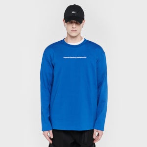 [유에프씨 스포츠] UFC 스크립트 릴렉스핏 긴팔 티셔츠 U2LST3333BL