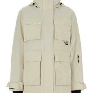 보스 아이보리 스트레치 나일론 재킷 50544369 118