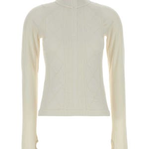 보스 화이트 스트레치 울 블렌드 티셔츠 50544394 118