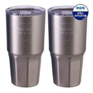코멕스 빅샷 텀블러 실버 520ml X 2개(WFIYY0J)