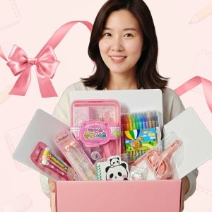 [펀앤펑크] 모쿠쿠 프리미엄 문구세트 신학기 새학기 준비물 초등학교 입학 졸업 선물 조카 단체 답례품