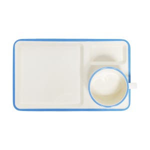 [어웨이큰 센스] 코튼블루 림 브런치 세트