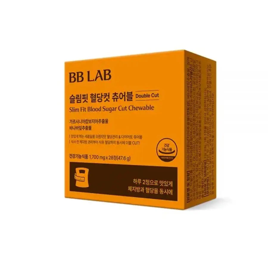 뉴트리원 <b>비비랩 슬림핏</b> 혈당컷 츄어블 28정 OB826007