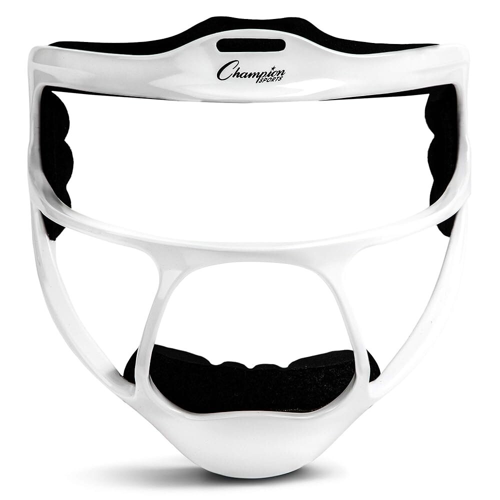 챔피언 스포츠 <b>마그네슘</b> 소프트볼 페이스 마스크 - 청소년용 경량 내구성 있는 헤드 가드 실내외용 <b>프리미</b>