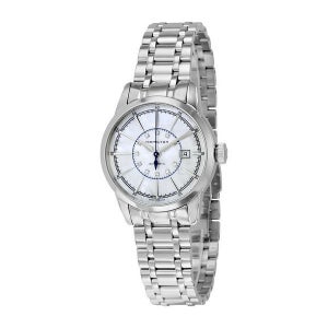 해밀턴 레일로드 오토매틱 화이트 모더 펄 여성 시계 90257 우먼 Railroad Mother of H40405191 968524 150721678