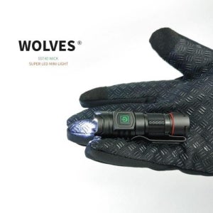 7.5CM LED랜턴풀세트 WOLVES 10000루멘 슈퍼미니 WFLPIEA