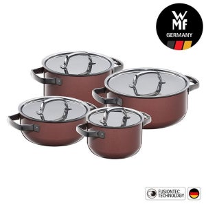 WMF [WMF] 퓨전테크 제노 냄비 4종 세트 로즈쿼츠(16H,20L,20H,24L)