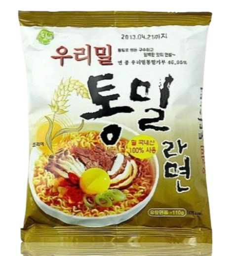 밀벗 우리밀 통밀 라면