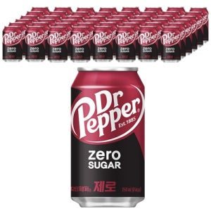 닥터페퍼 제로 슈거 350ml (24캔) x 2박스