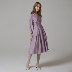 나이스클랍 카라핀턱 롱원피스 N233XWO770