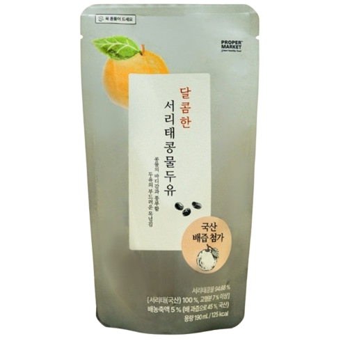 프로퍼마켓 달콤한 서리태콩물두유 성분 분석