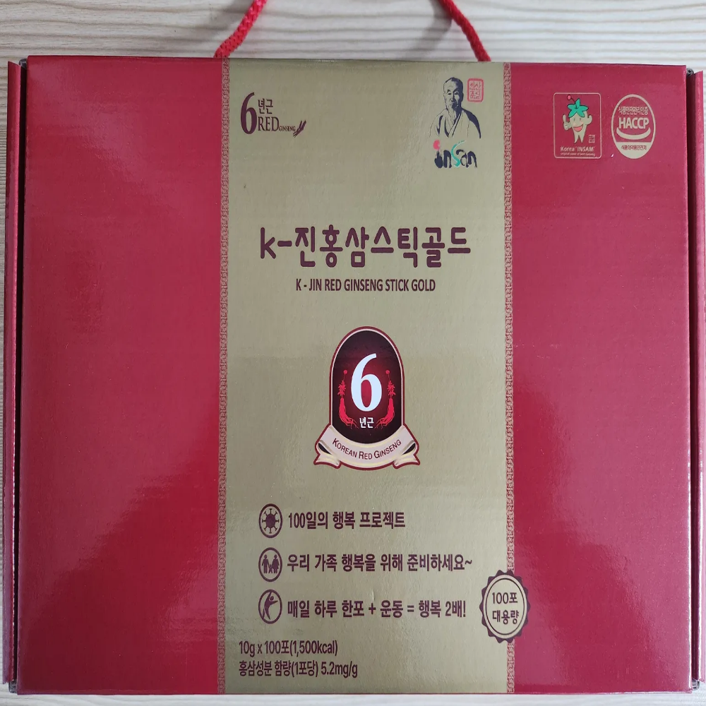 인산죽염 6년근 홍삼 산양삼 K-진홍삼 <b>스틱</b> <b>골드</b> <b>홍삼정</b> 진액 액기스 100포