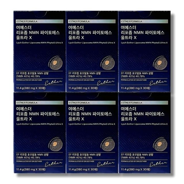 에스더포뮬러 여에스더 리포좀 NMN 울트라 X 6박스
