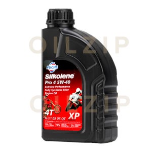 훅스 실콜린 프로4T XP 5W40 1리터 에스테르 100%합성 오토바이엔진오일 fuchs silkolene