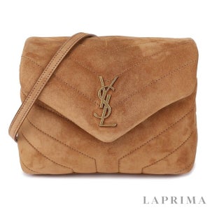 라프리마 생로랑 퀼팅 스웨이드 토이 백 678401-1U837-7761