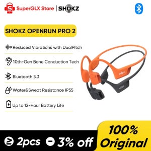 SHOKZ OpenRun Pro 2 S820 블루투스 이어폰 IP55 방수 골전도 헤드폰 음악 스포츠 이어버드 블루투스 5.3