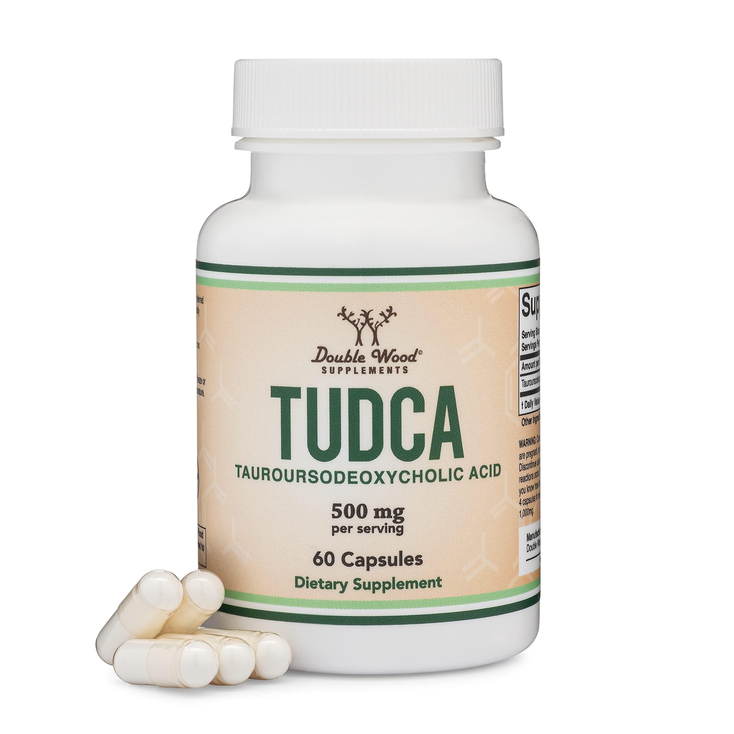 Double Wood <b>TUDCA</b> 더블우드 투드카 500mg 60캡슐 2팩  60정  2개