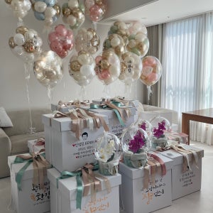 💛무료배송,후기이벤트💛용돈박스 용돈풍선 용돈이벤트, 시아벌룬