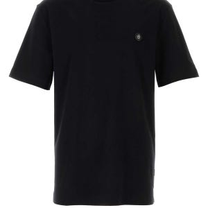 보스 블랙 코튼 티셔츠 50555844 001