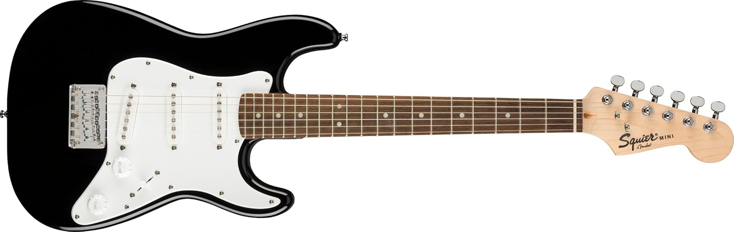 Fender 펜더 스퀴어 미니 스트라토캐스터 일렉트릭 2년 로렐 핑거보드 제공 Guitar