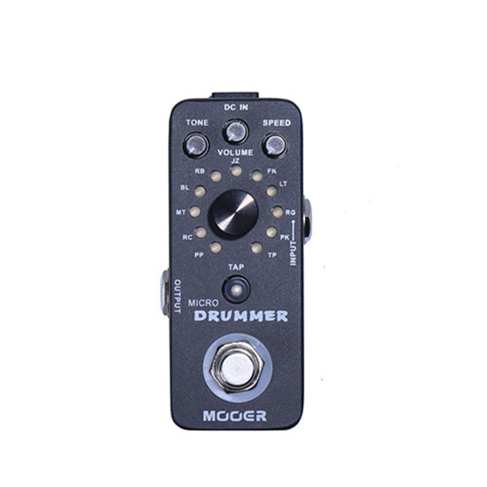 MOOER 무어 Micro Drummer MDM1 전자기타 이펙터 페달 드럼 머신