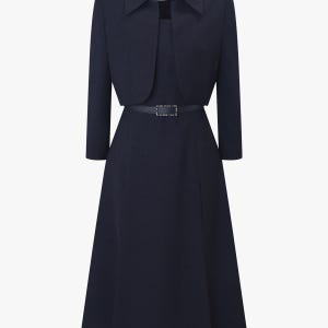 [MICHAA] 자켓형 플레어 원피스 [MIQ2ZOP900]