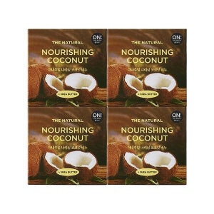 온더바디 더내추럴 코코넛 비누 90g 16개(4입 4세트)