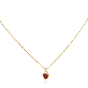 스와로브스키 하트 펜던트 목걸이 레드 골드톤 5648750 플레이트 Stilla Red Gold Tone Plated Heart Pendant Necklace 134577878