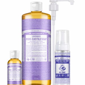 닥터브로너스 캐스틸 솝 클렌저 950ml + 60ml - 라벤더