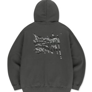 [브라운브레스] TIGER CAMO TAG HOODIE - CHARCOAL BLSMHDN01CC