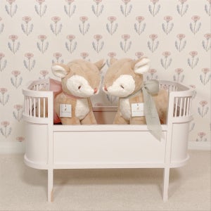 리틀램스토리 플러피 사슴인형 (리본에 이름자수), 리틀램스토리