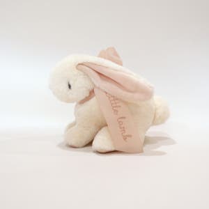 리틀램스토리 플러피 토끼인형 (리본에 이름자수), 리틀램스토리
