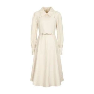 [롯데백화점] JJ지고트 여성 배색 플레어 원피스 GNAA0OP22 LE1220851422