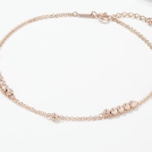 [롯데백화점] 미니골드 [14K]  클래식 컷팅볼 두줄 팔찌 MBM05193 [RG,WG]_MA LE1220193288