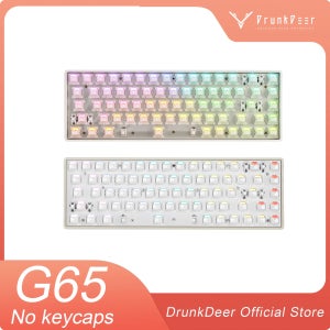 DrunkDeer G65 HE 마그네틱 스위치 게이밍 키보드 키캡 없음