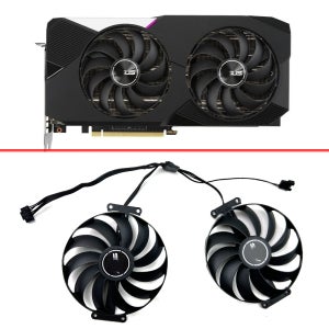 ASUS Dual GeForce RTX 3060 3070 V2 OC Edition 비디오 카드 팬용 새 냉각 95MM FDC10U12S9-C 7PIN RTX3070TI 3060TI