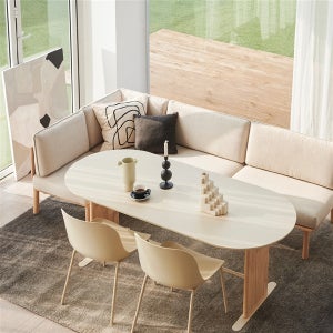 [한샘] 한샘 포레 컴포트 6인 라운지세트 (벤치1, 코너벤치1, PP의자2 포함)