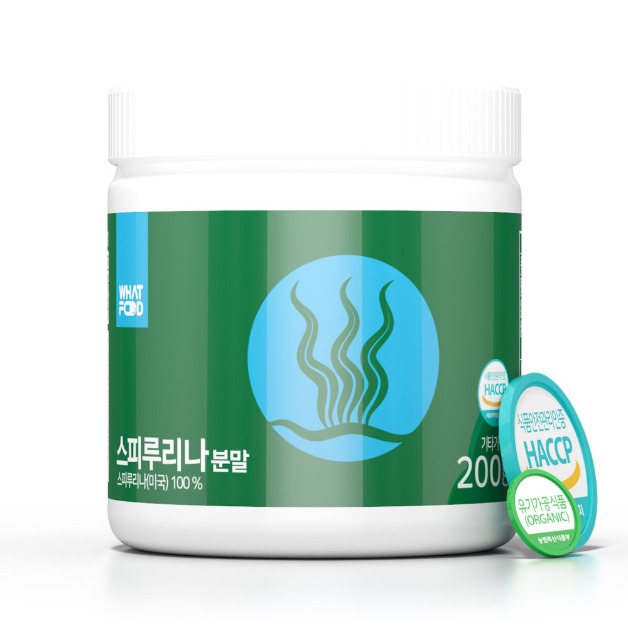 왓푸드 스피루리나 분말 200g, 1개