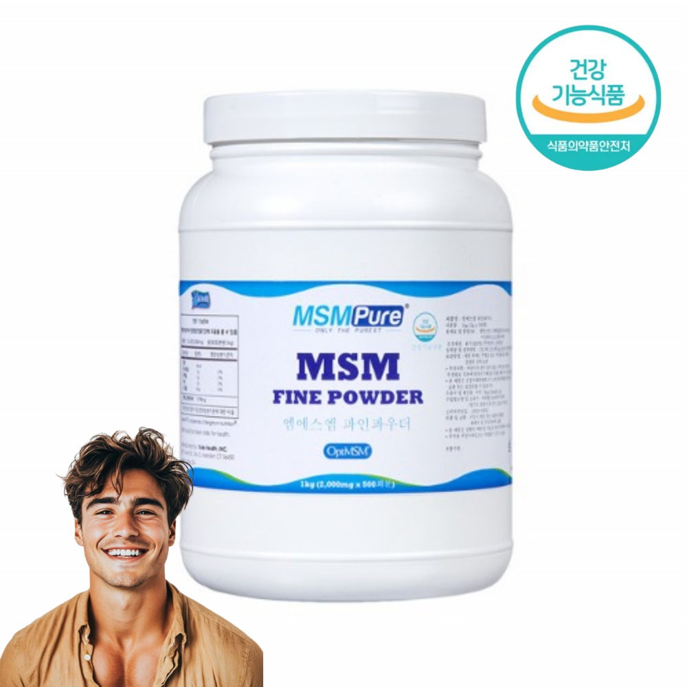카라헬스 MSM 파인파우더 식이유황 분말 1kg, 1개