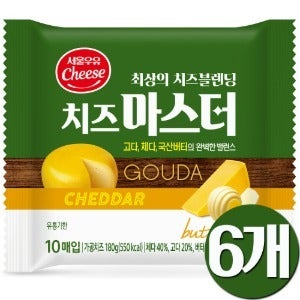 서울우유 치즈마스터 180g 6개