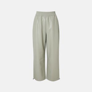 [베르니스] 페이크 레더 스트링 밴딩 팬츠 BE26S3FRA0543 22PERLA